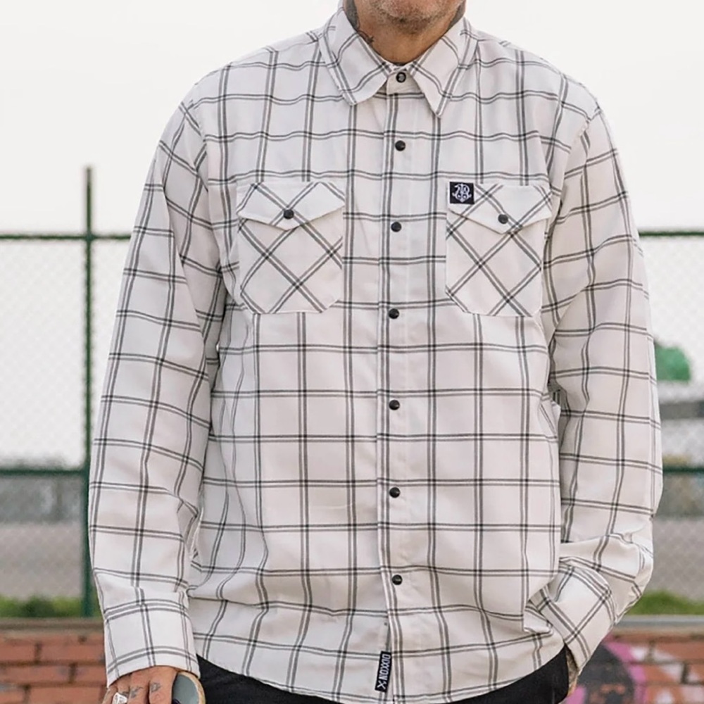 DIXXON SWYD White Casual Button Down Shirt